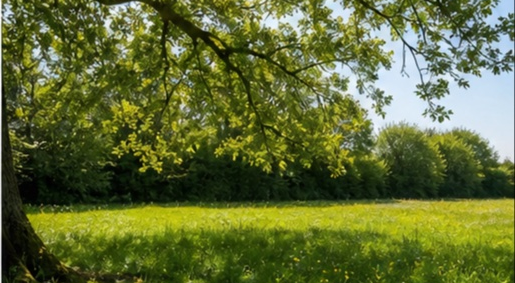 Prairie naturelle avec vieux chêne Charente à Angouleme — photo 5