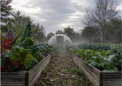 Potager avec serre tunnel Bretagne à Brest — photo 4