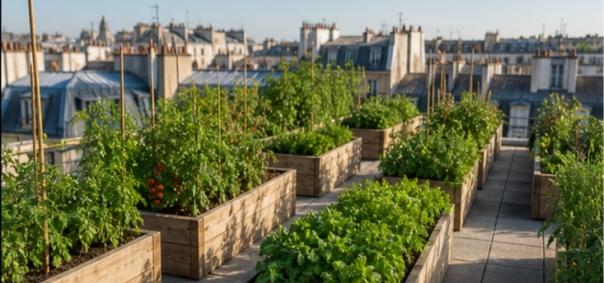 Potager urbain sur toit-terrasse Paris à Paris — photo 1