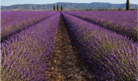 Champ de lavande fine Provence à Avignon — photo 4