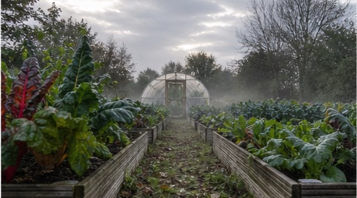Potager avec serre tunnel Bretagne à Brest — photo 4
