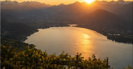 Jardin alpin avec vue lac Savoie à Chambery — photo 5